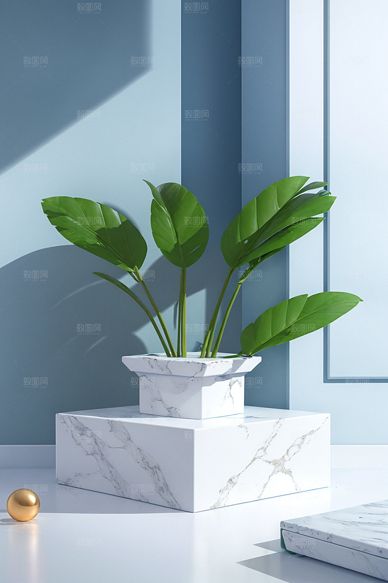 夏日清新高清产品电商背景