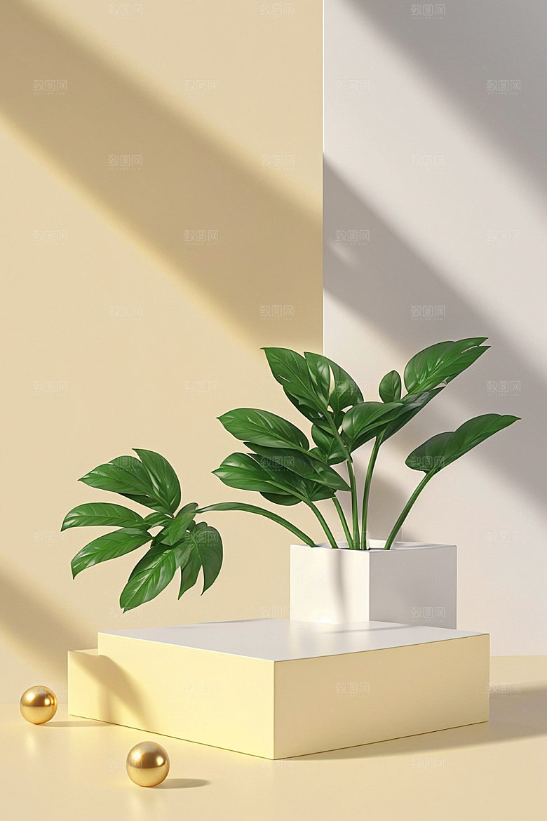 夏日清新高清化妆品电商背景