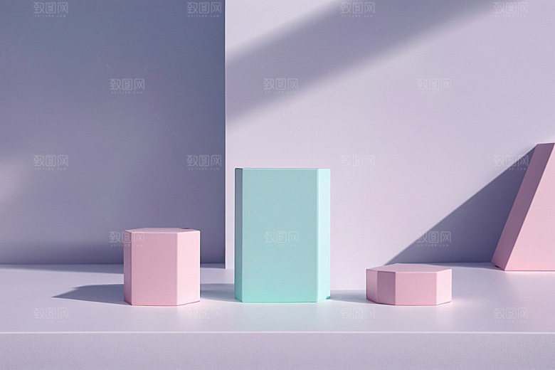 夏日清新化妆品INS风电商背景