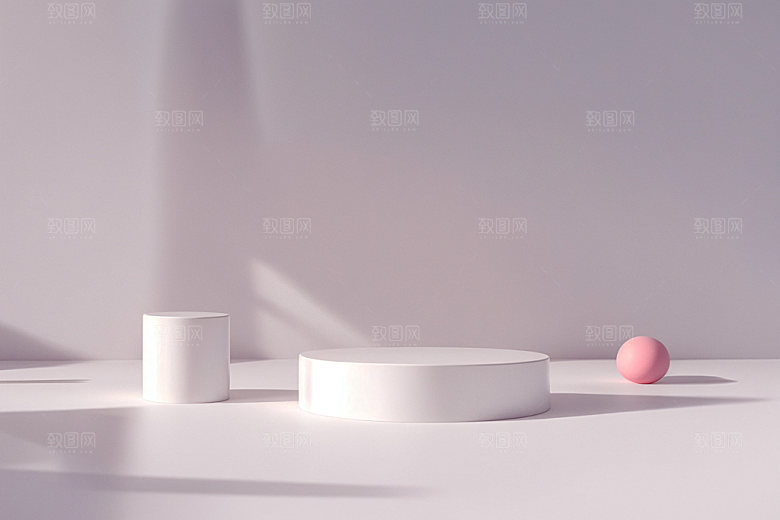 夏日清新INS风产品电商背景