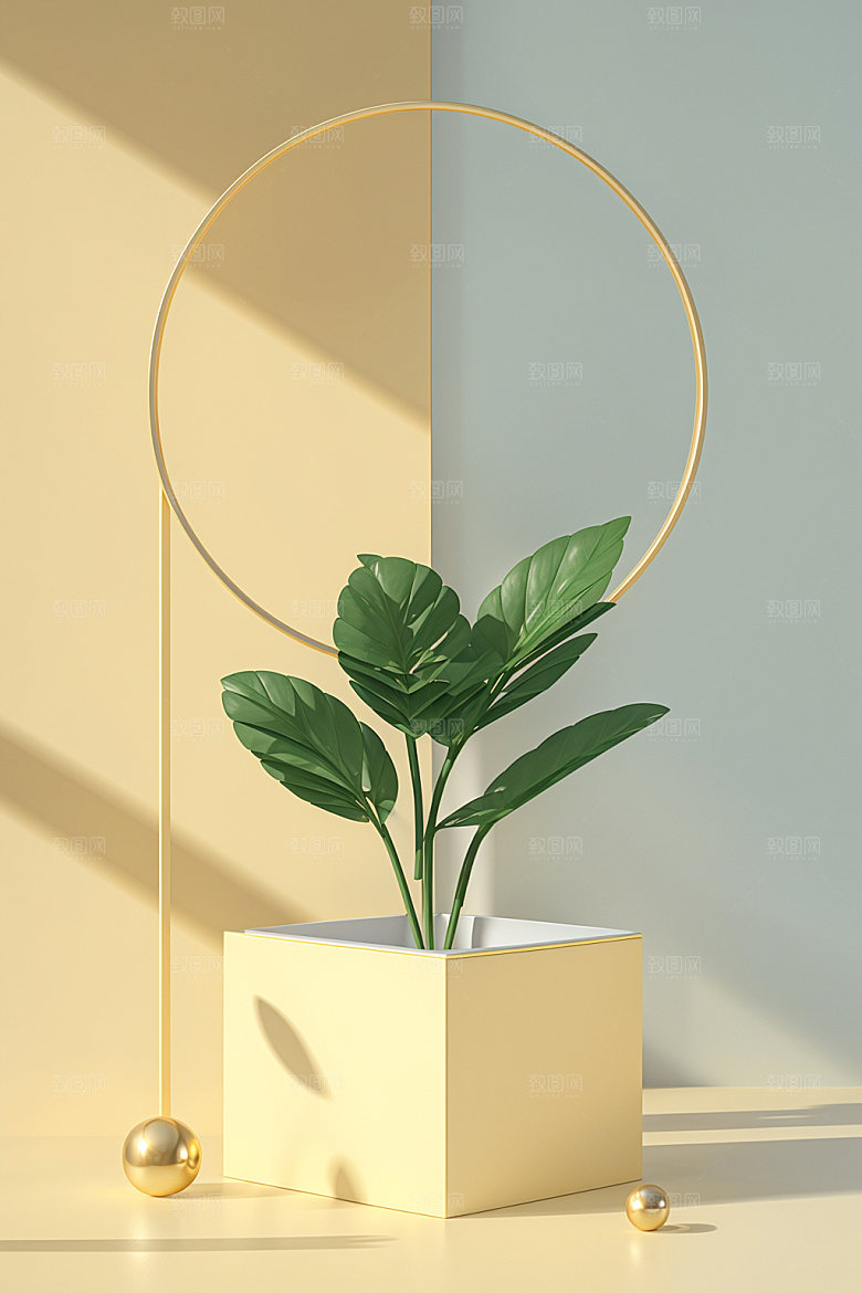 夏日清新高清产品电商背景