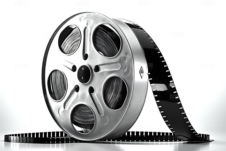 电影放映电影胶卷影视摄影图