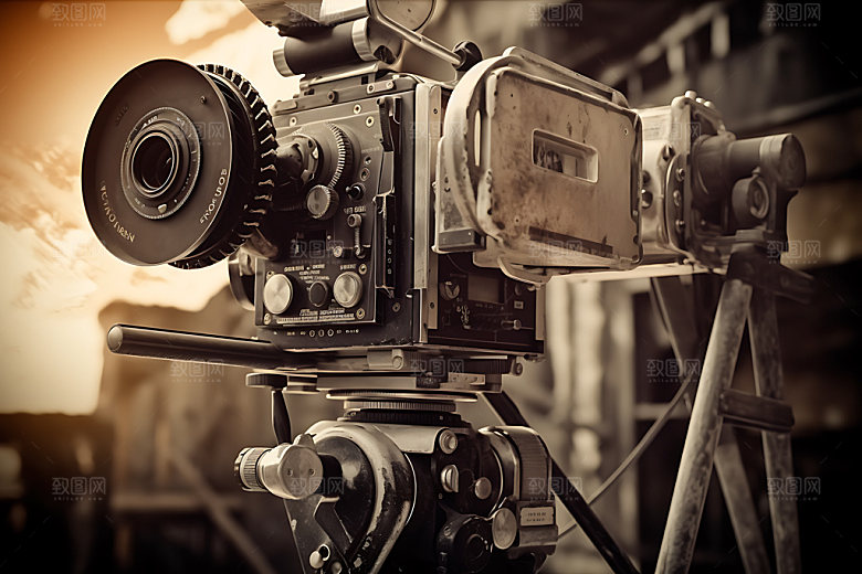 电影放映电影行业电影胶片摄影图