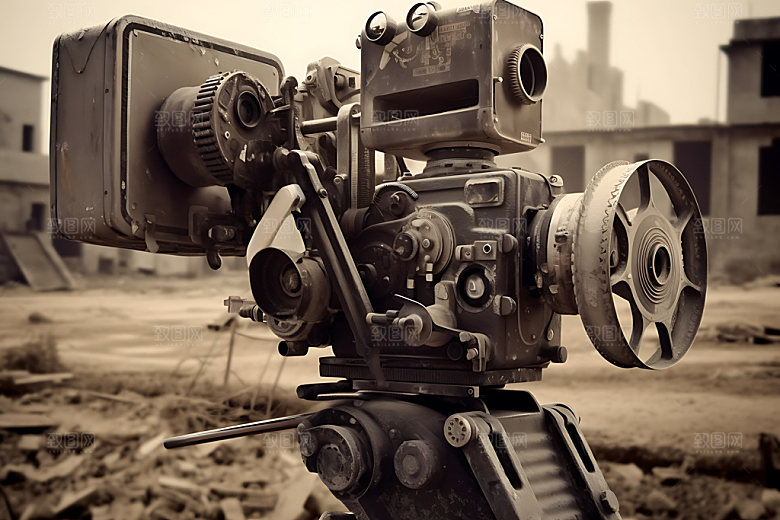 电影放映电影胶片胶卷带摄影图