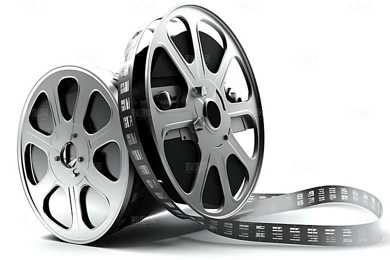 电影放映电影胶卷电影行业摄影图