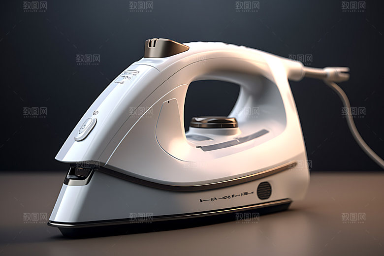 电熨斗家用电器模型效果图