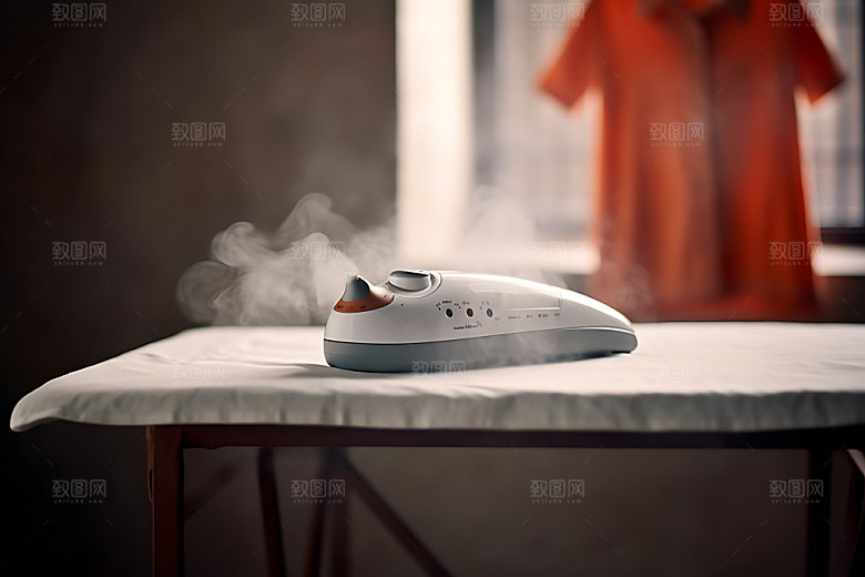 电熨斗小家电衣物整理效果图