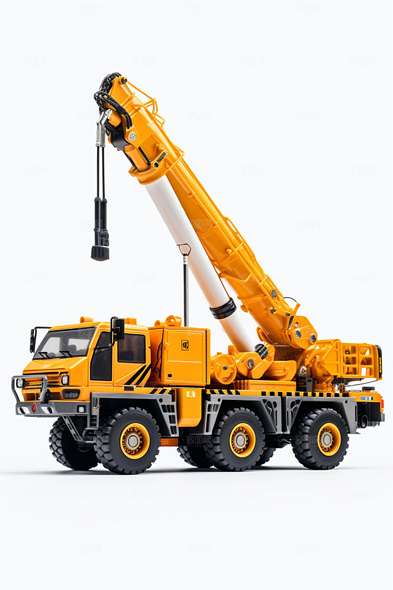 吊车建设工地模型