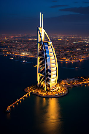 迪拜高清风光摄影图
