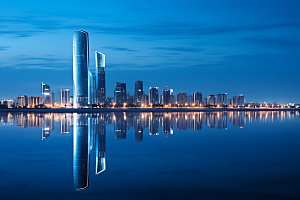 迪拜城市高清摄影图