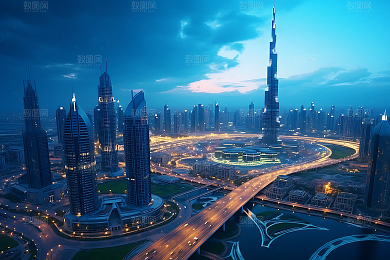 迪拜旅游高清摄影图