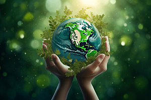 环保保护地球可持续素材