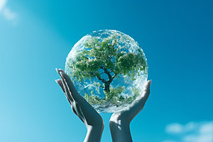 环保地球日再生能源素材