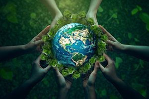 环保地球日可持续素材