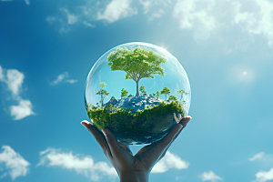 环保保护地球清洁能源素材