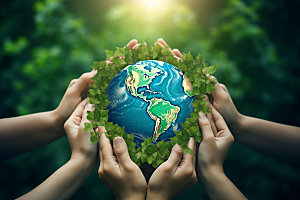 环保保护地球再生能源素材