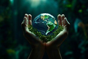 环保保护地球可持续素材