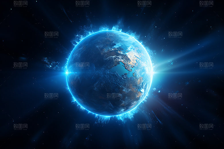 地球科普太空素材