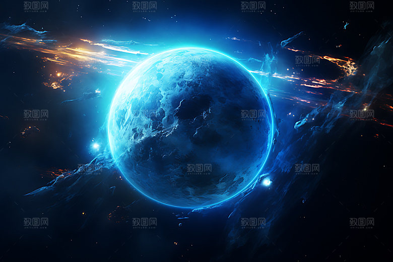 地球太阳系宇宙素材