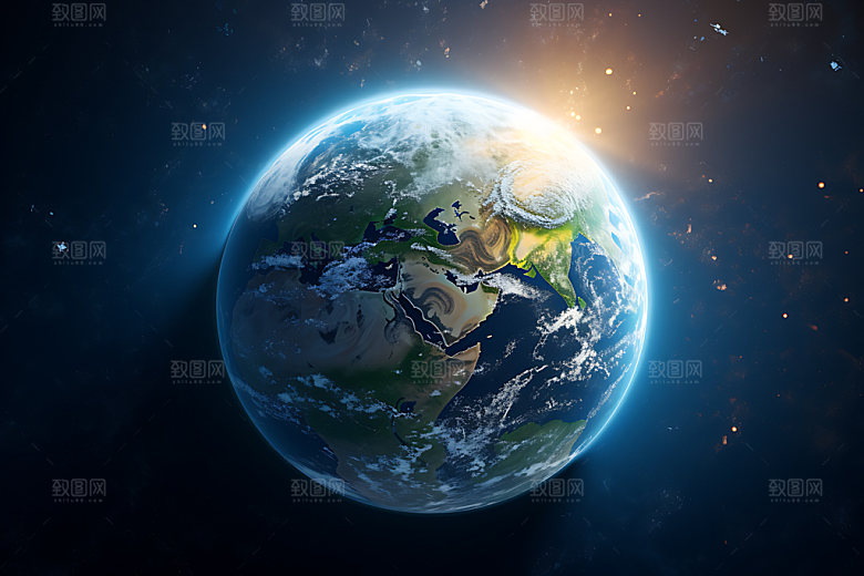 地球太阳系宇宙素材