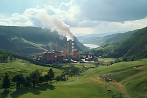 地热发电厂火力发电煤炭工业基地