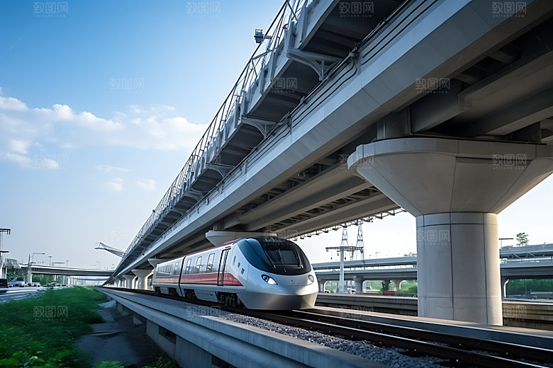 高铁实景轻轨模型
