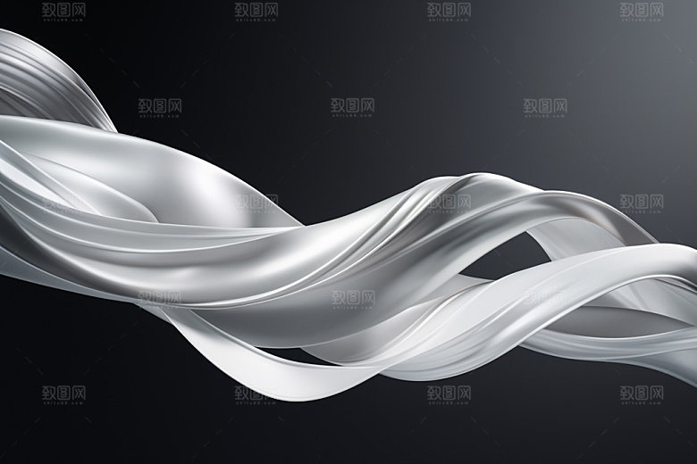 动感飘带纹理流线背景图