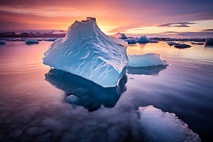 冬季冰川南极北极极地摄影图