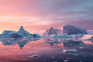 冬季冰川高清风光摄影图