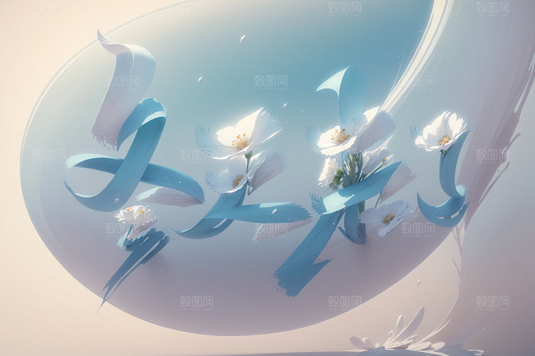 冬天来了唯美梦幻矢量元素模型