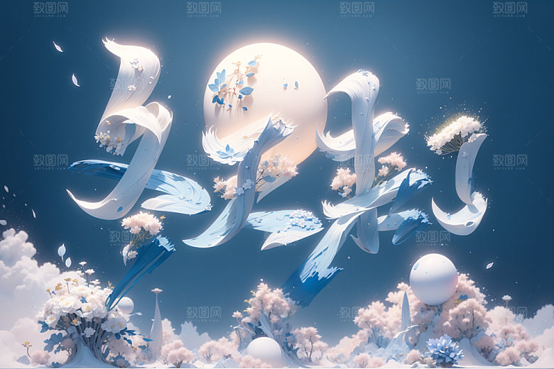 冬天来了冬季恋歌彩色模型