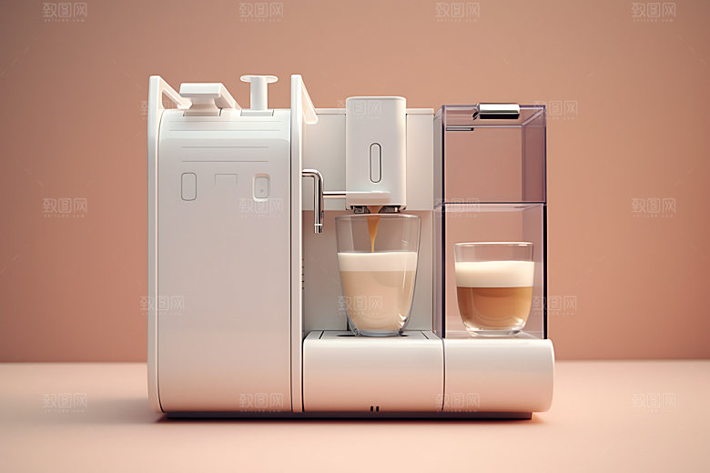 豆浆机家用电器料理机效果图