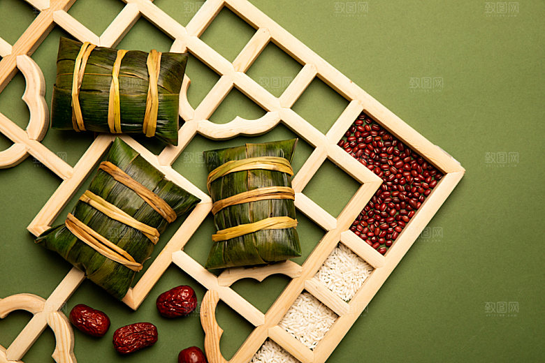 端午粽子高清美食摄影图