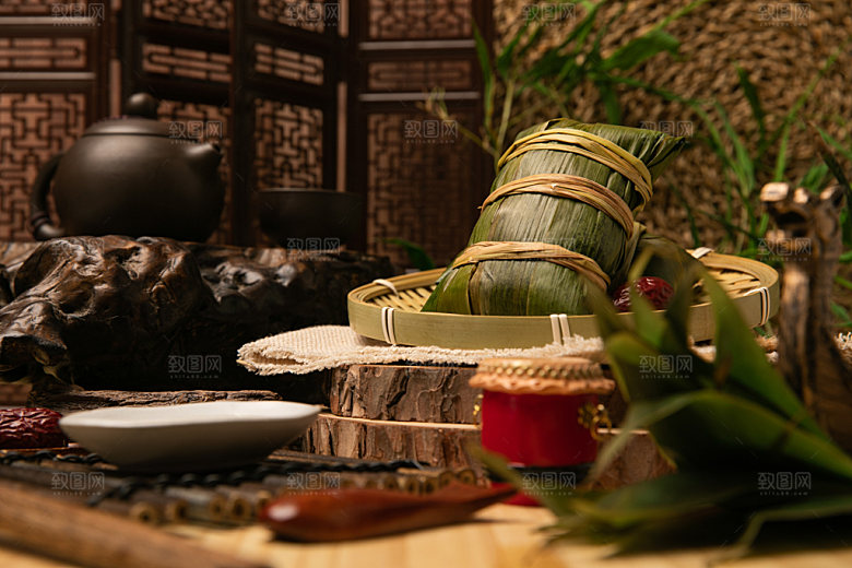 端午粽子传统文化节日摄影图