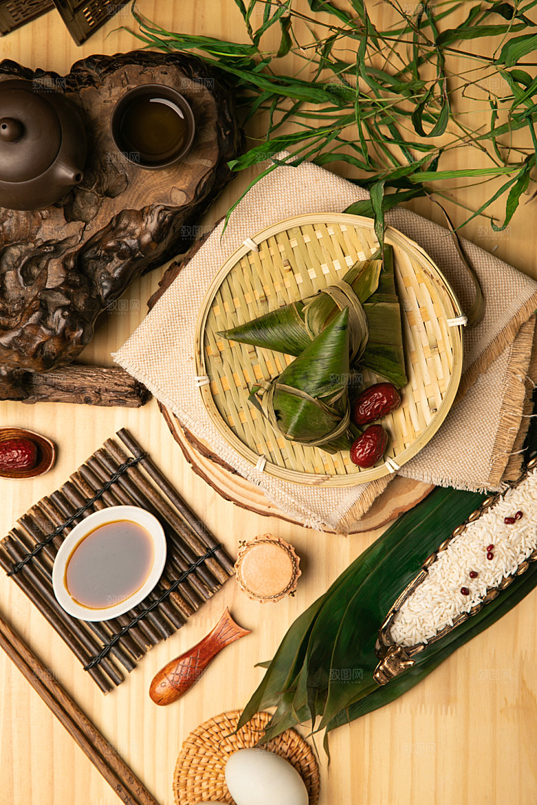 端午粽子高清美食摄影图