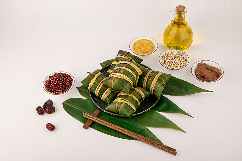 端午粽子美食节日摄影图
