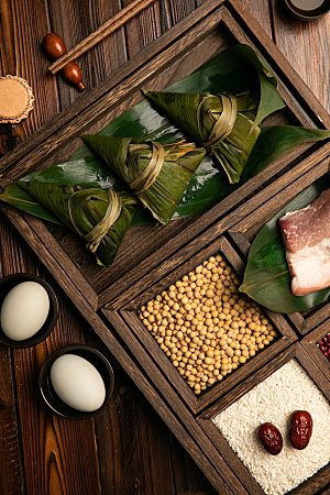 端午粽子传统文化高清摄影图