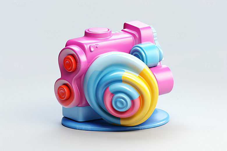 多巴胺电子设备C4D立体模型