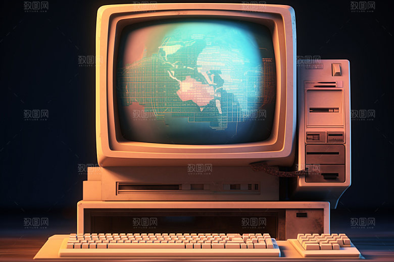 多巴胺电子设备卡通C4D模型