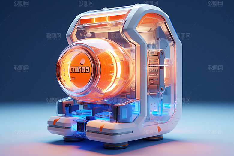 多巴胺电子设备C4D高清模型