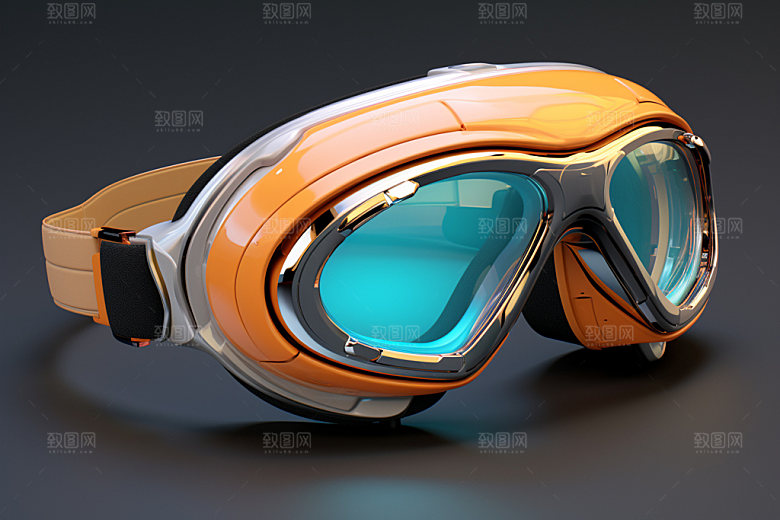 多巴胺电子设备3D酷炫模型