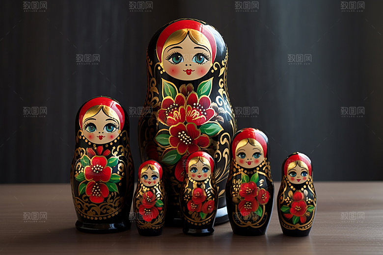 俄罗斯特产旅行高清摄影图