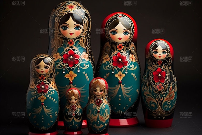 俄罗斯特产国外旅行摄影图