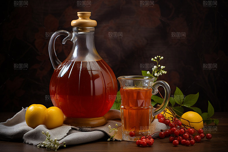 俄罗斯特产产品伴手礼摄影图