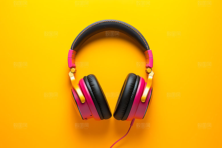 耳机产品听音乐效果图