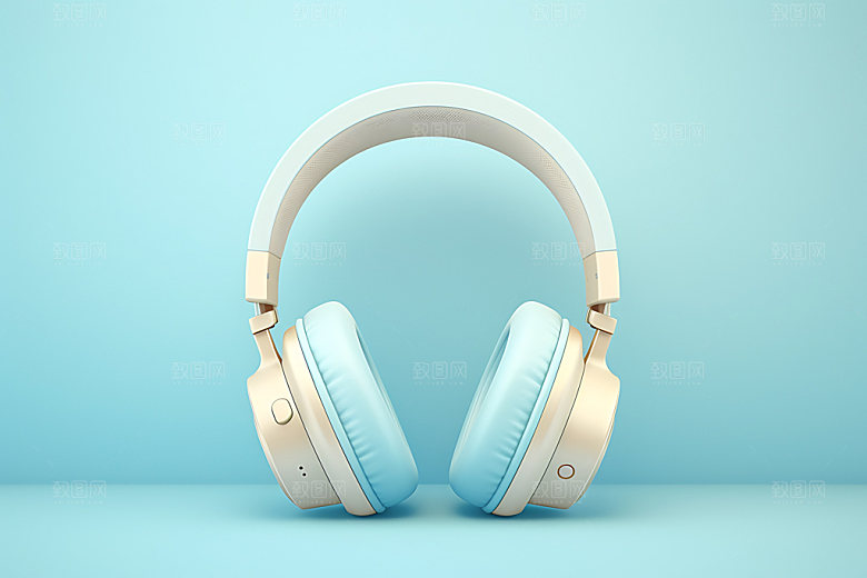 耳机产品听音乐效果图