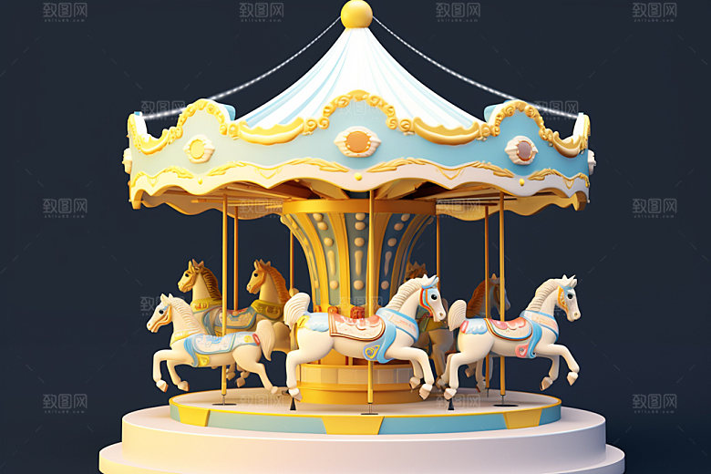 儿童乐园3D童趣模型