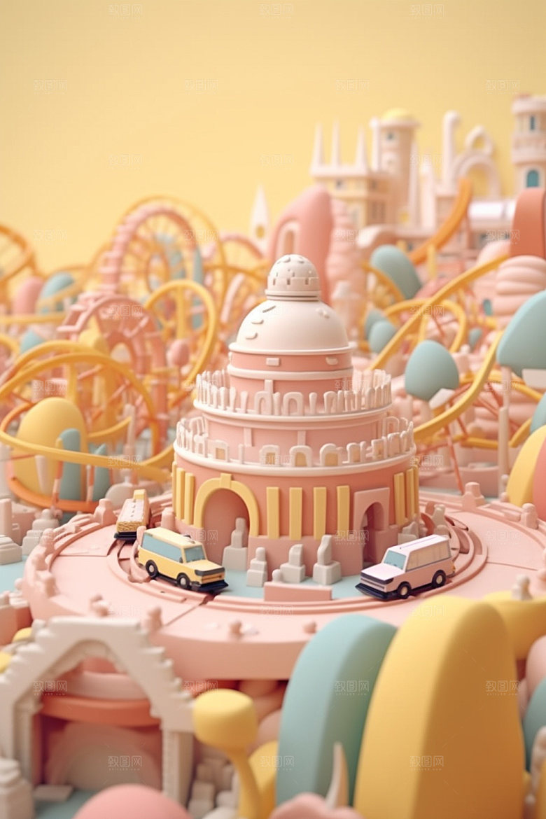 儿童乐园3D童趣模型