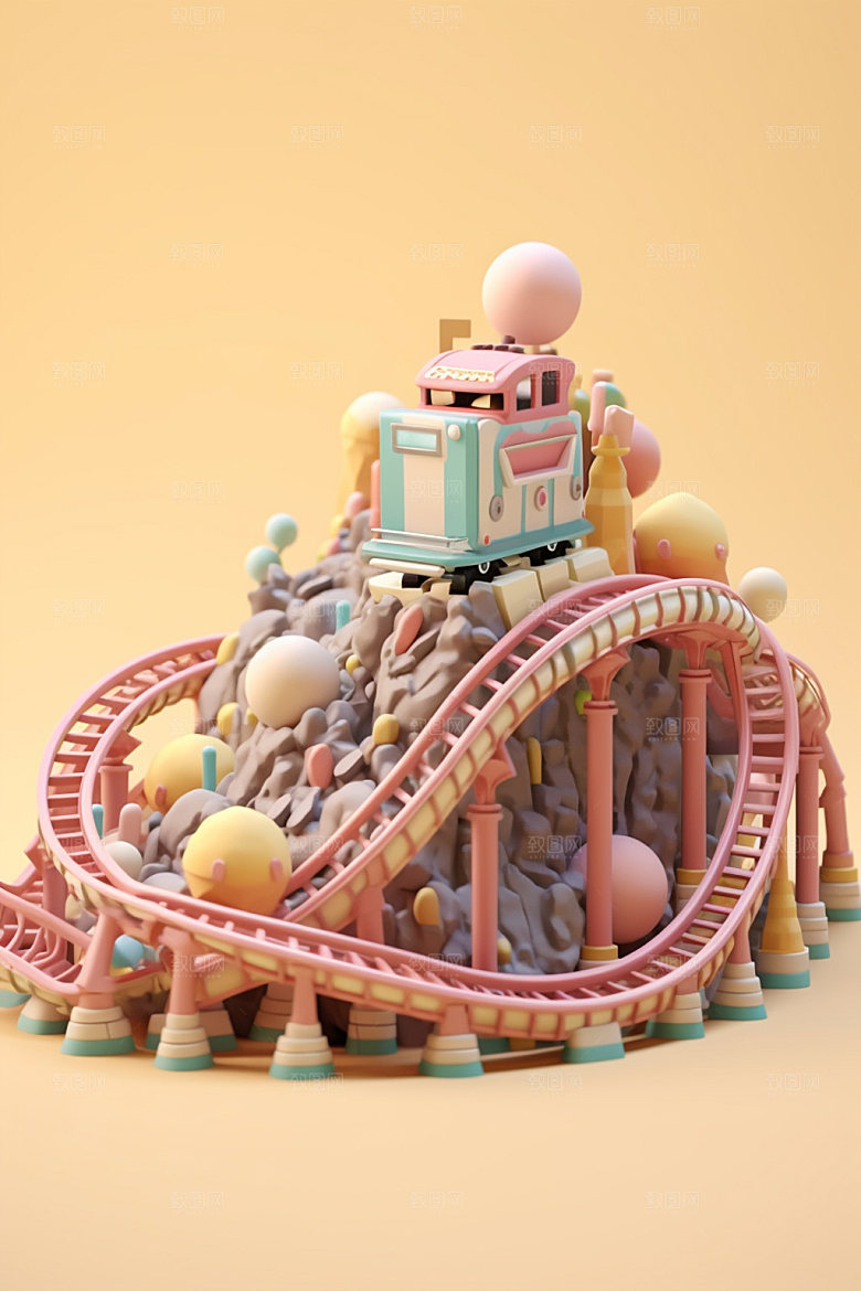 儿童乐园立体3D模型