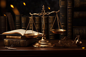 法律天平公正法学素材